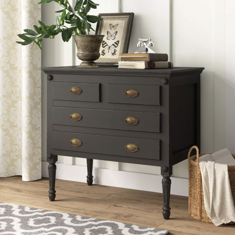 Birch Lane™ Easterbrook 4 Drawer Accent Chest & Reviews Wayfair